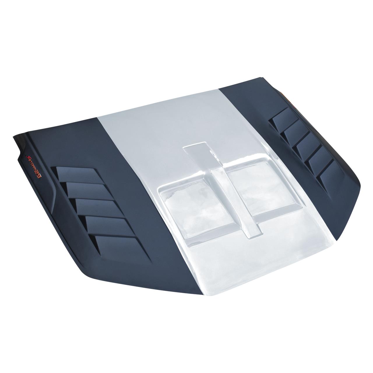 HOOD SCOOP (BIG) ARCTIC WHITE/MATTE BLACK (A4D/B-8020)